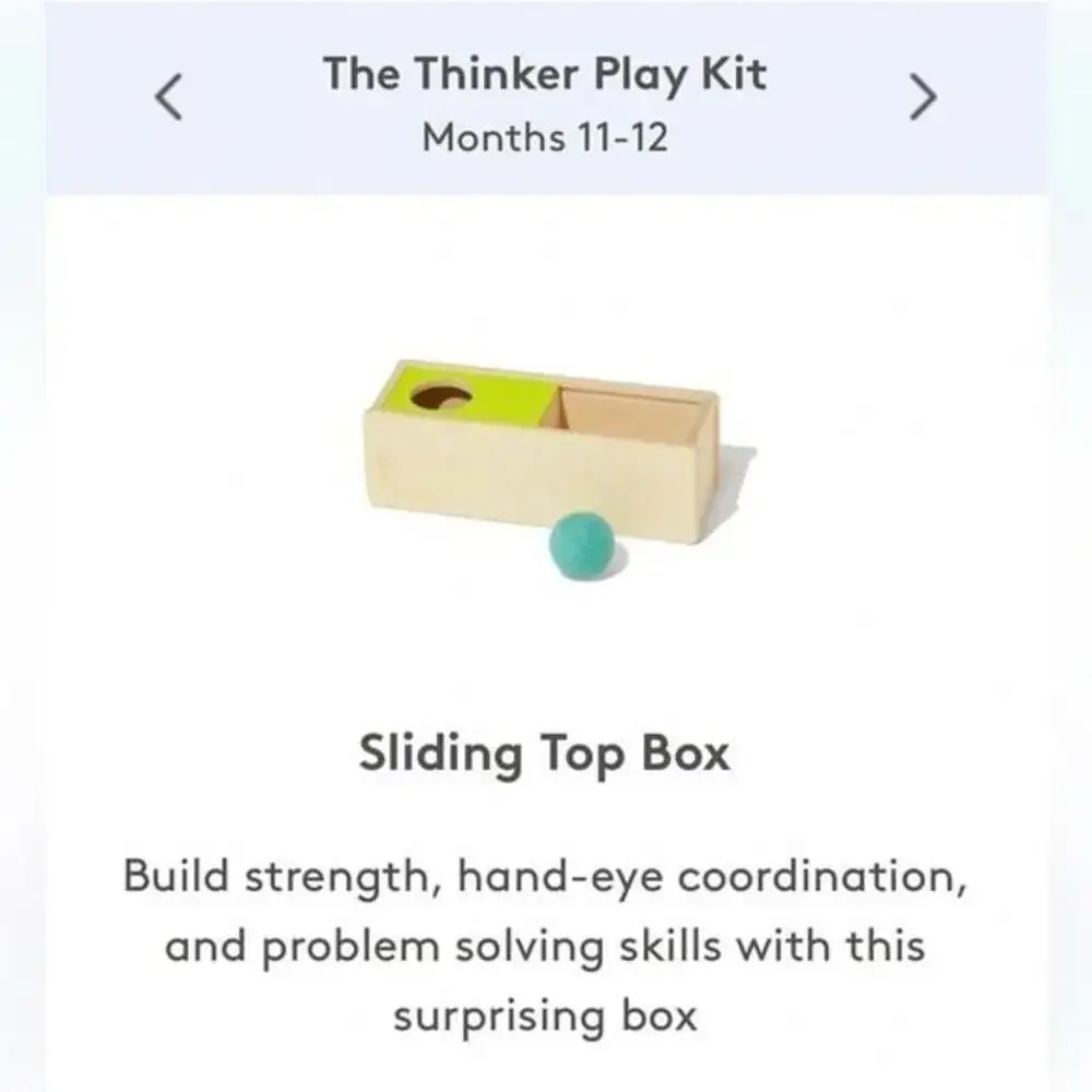 Lovevery Sliding Top Box With Ball